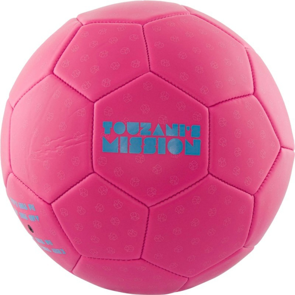 Touzanis Mission Fußball, Größe 5, Farbe rosa