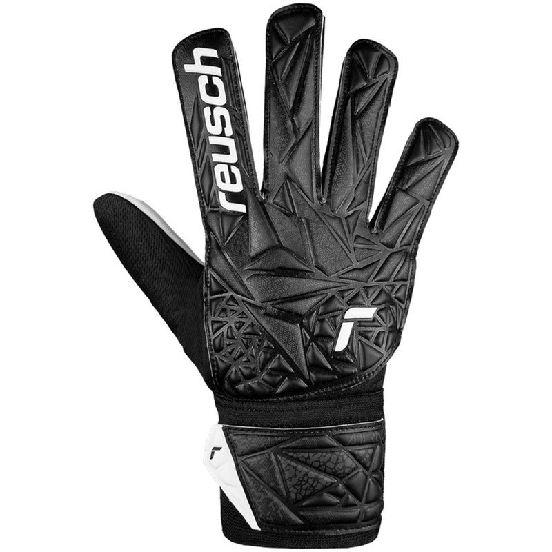Reusch Attrakt Starter Solid Junior-Torwarthandschuhe, Farbe schwarz