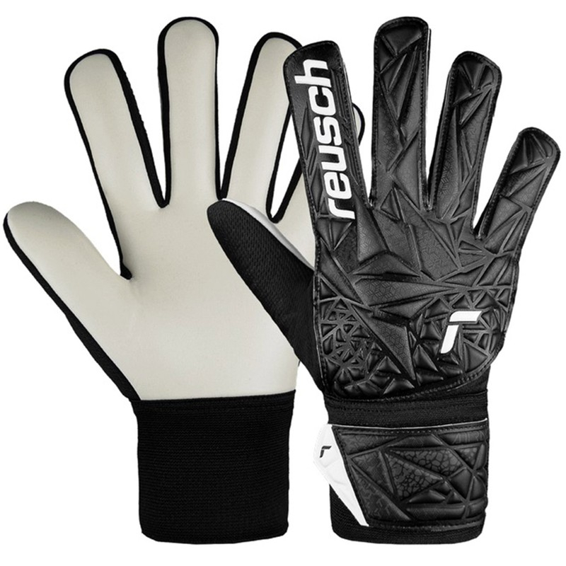 Reusch Attrakt Starter Solid Junior-Torwarthandschuhe, Farbe schwarz