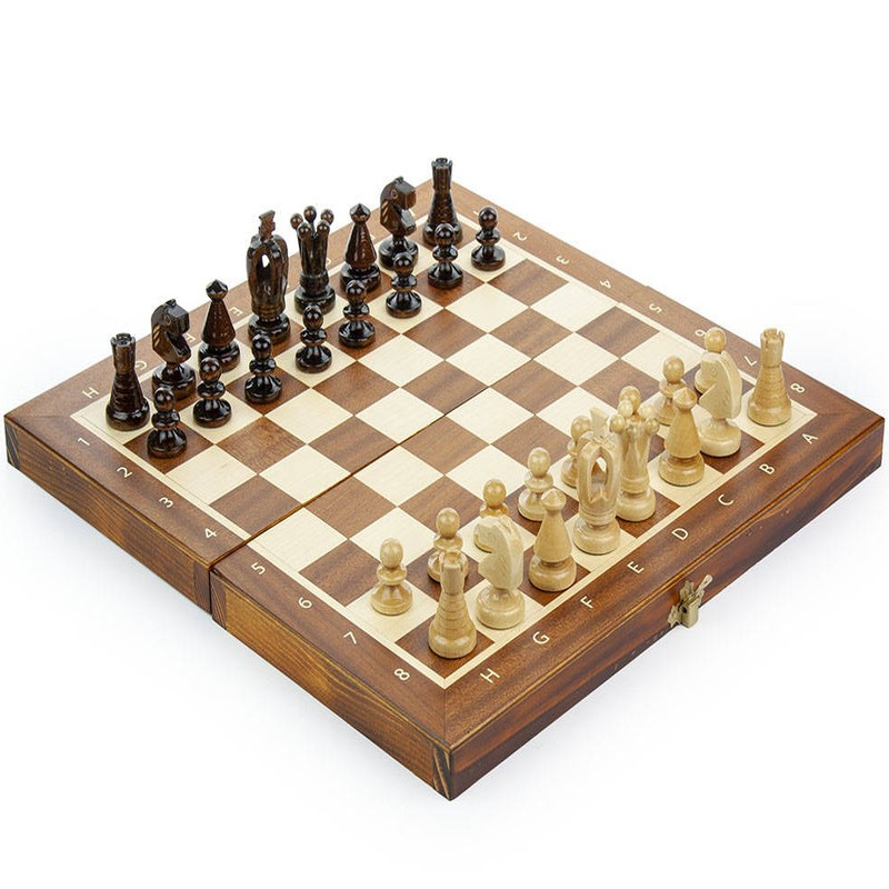 Magier-Schach, furniert 35 cm