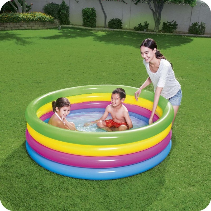 Regenbogen aufblasbarer Pool 157 x 46 cm Bestway 51117