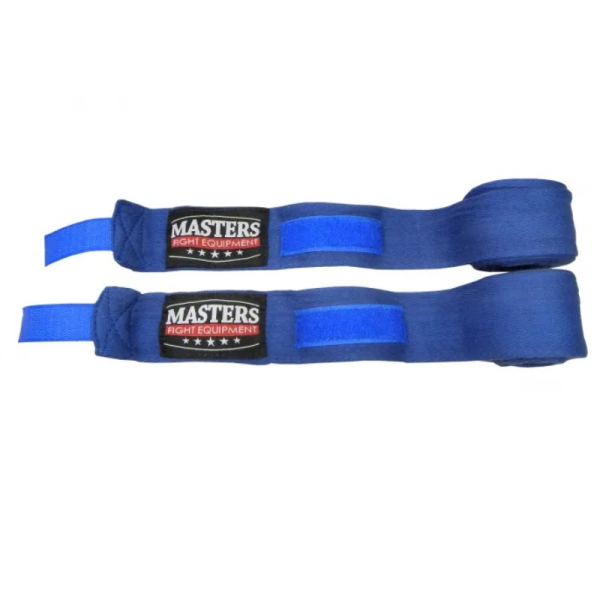 Wraps, Bänder, Boxbandagen MASTERS - BB-4, Farbe blau