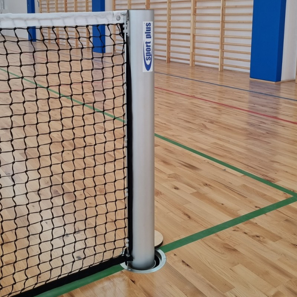 Aluminum tennis posts 120x100 mm, oval professional