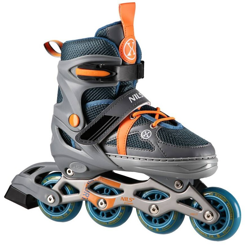 Nils Extreme inline skates, NJ1828A, color gray-orange