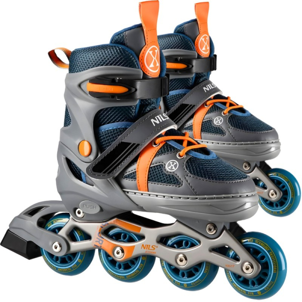 Nils Extreme Inline-Skates, NJ1828A, Farbe grau-orange