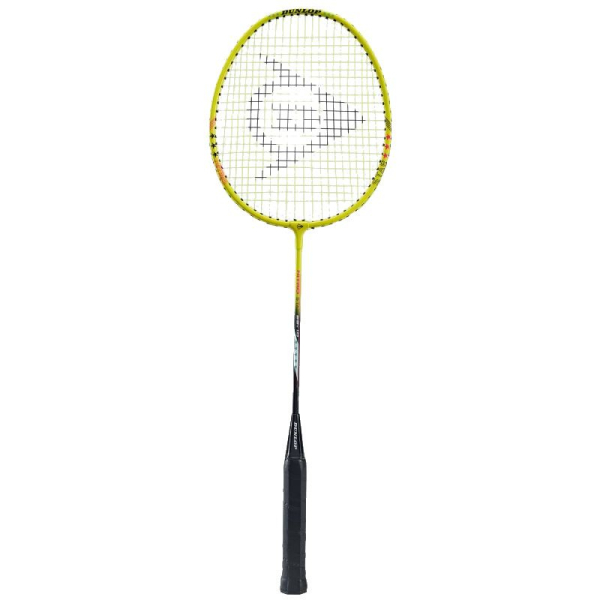 Dunlop Nitro Star SSX 1.0 4 Spieler Badminton Set (4 Schläger+2 Federbälle+Stangen+Gitter)