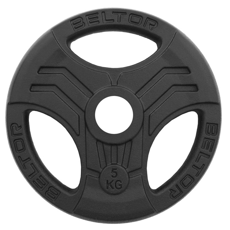 Beltor Gusseisen-Griffgewicht "FASTGRIP" / Eisen-Griffplatten 5kg