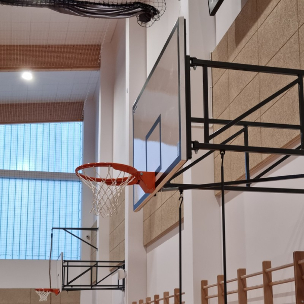 Pružinový basketbalový kôš SPRINGMATIC s háčikmi