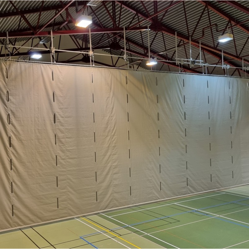 Hebevorhang, Umzäunung PVC