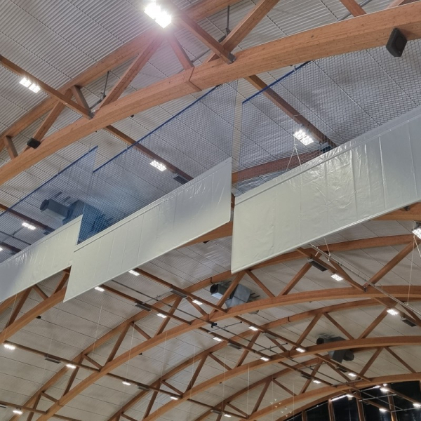 Hebevorhang, Umzäunung PVC