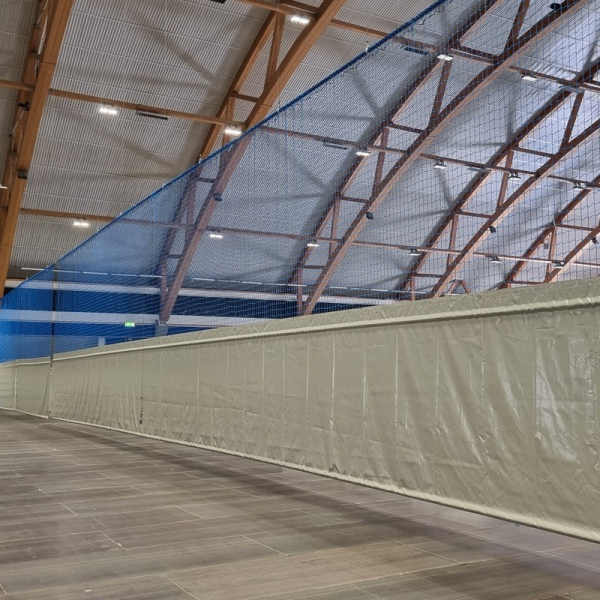 Hebevorhang, Umzäunung PVC