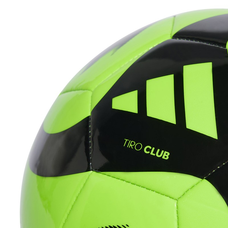 Adidas Tiro Club soccer ball, size 4, green and black color