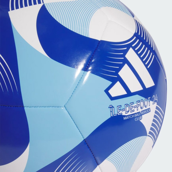 Adidas Olympics 24 Club soccer ball, size 5, color blue and white