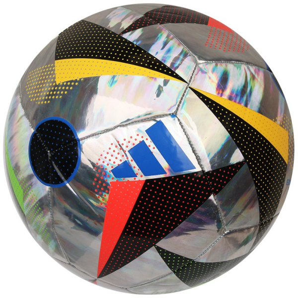 Adidas Euro24 Training Fußball, Größe 5, Farbe silber/schwarz