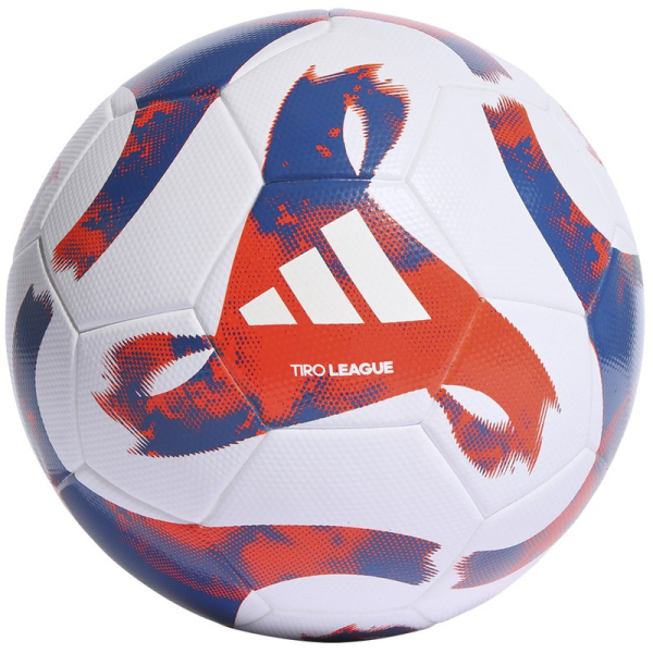 Adidas Tiro League TSBE soccer ball, size 5, color white-orange-blue