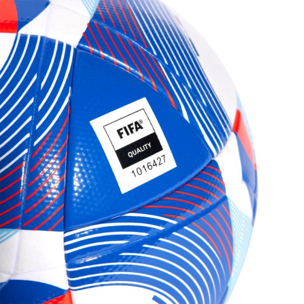 Adidas Olympics 24 League Fußball, Größe 5, blau, weiß und rot