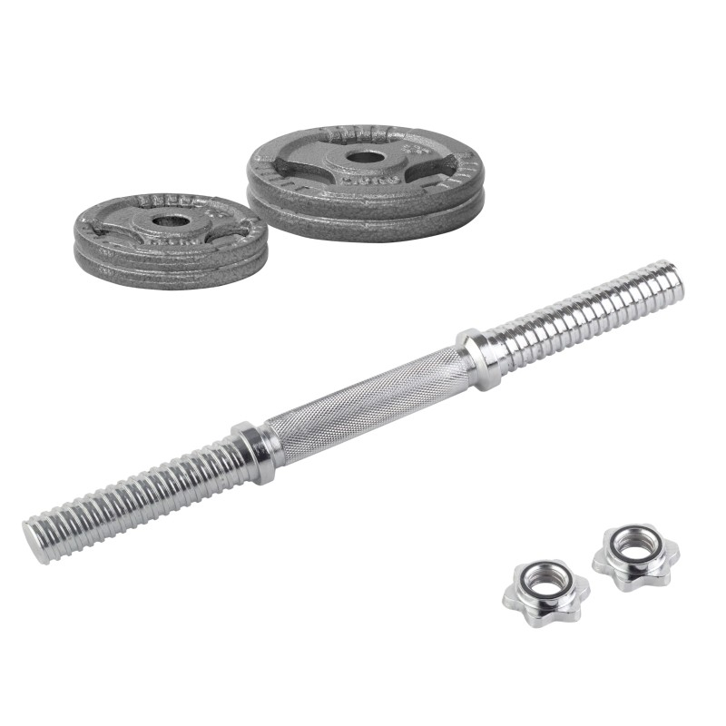 Beltor PF Line Gusseisen Hantel - Gusseisen Hantel grau-hammerton 10kg / 28mm