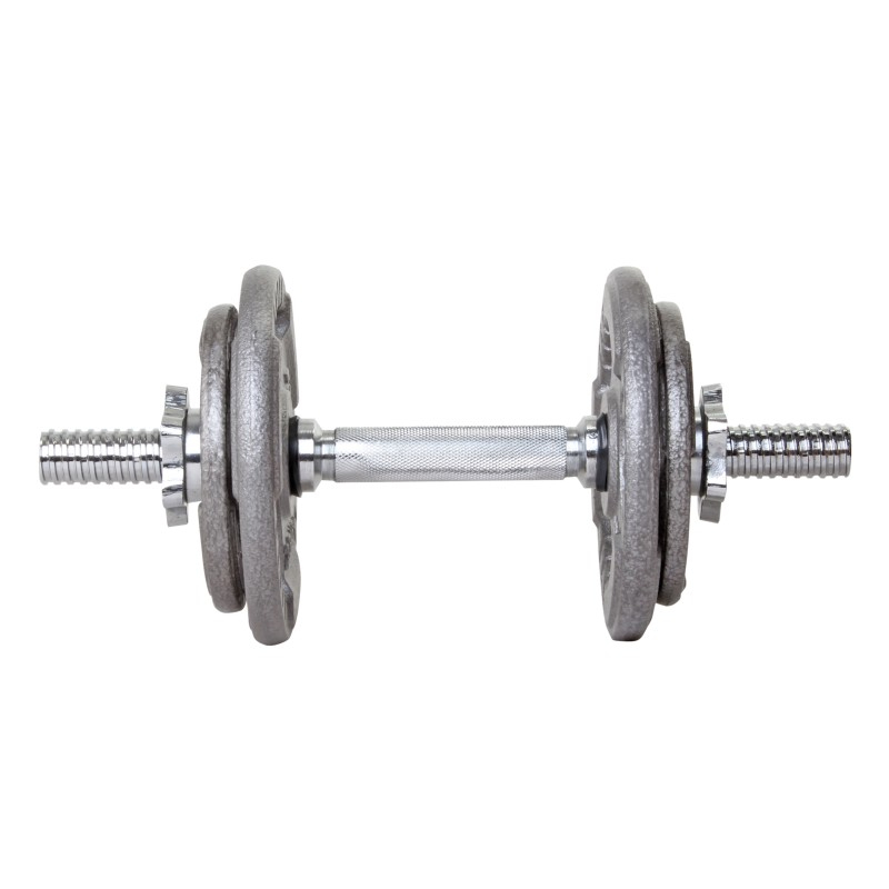 Beltor PF Line Iron Dumbbell - Cast Iiron Dumbbell gray-hammertone 10kg / 28mm