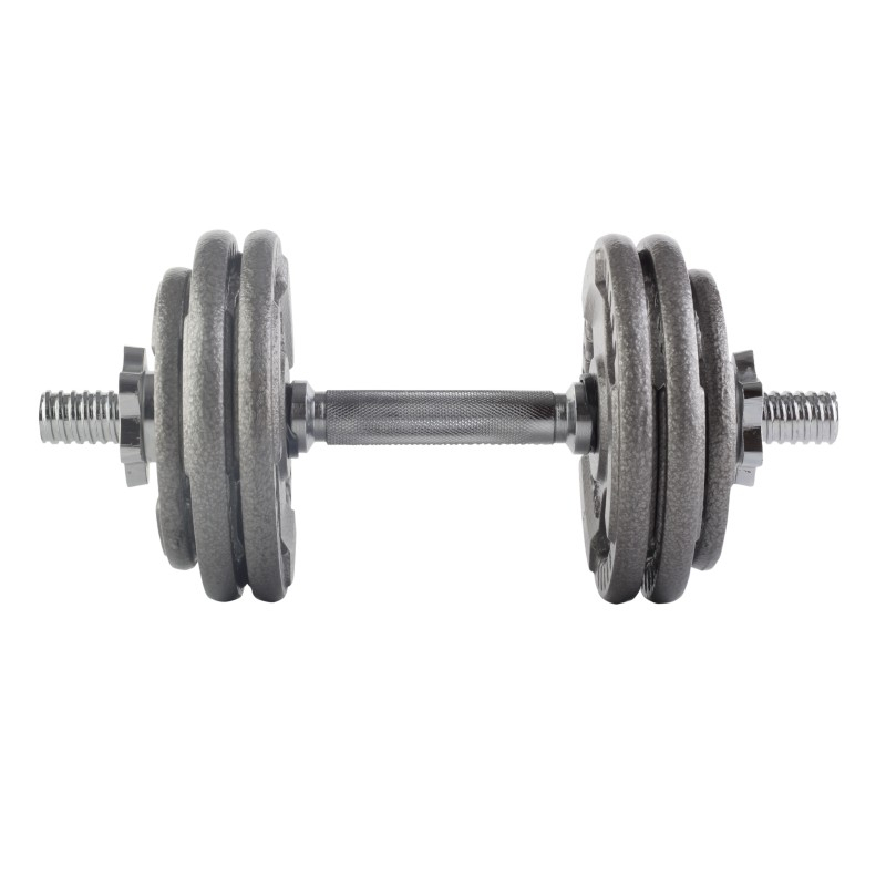 Beltor PF Line Hantla żeliwna - Cast Iiron Dumbbell szara-hammertone 15kg / 28mm