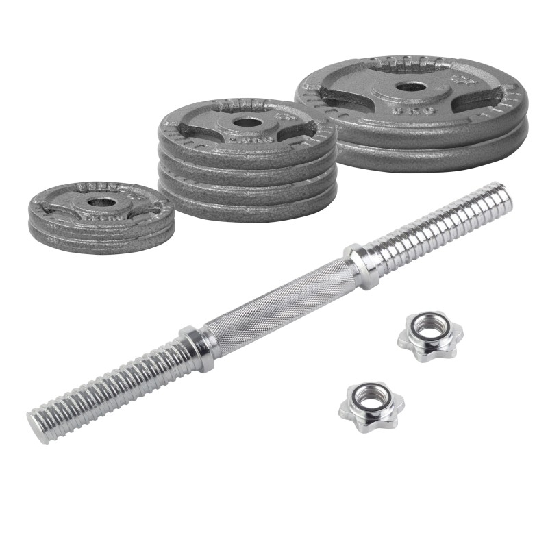 kópia z kópia z Beltor PF Line Hantla żeliwna - Cast Iiron Dumbbell szara-hammertone 10kg / 28mm