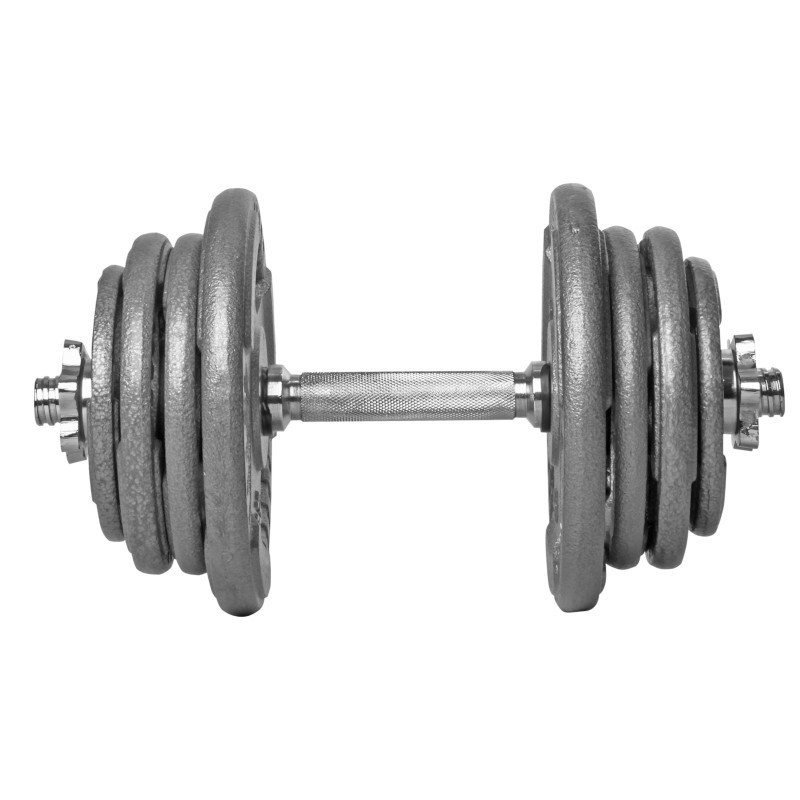 Beltor PF Line Hantla żeliwna - Cast Iiron Dumbbell szara-hammertone 10kg / 28mm