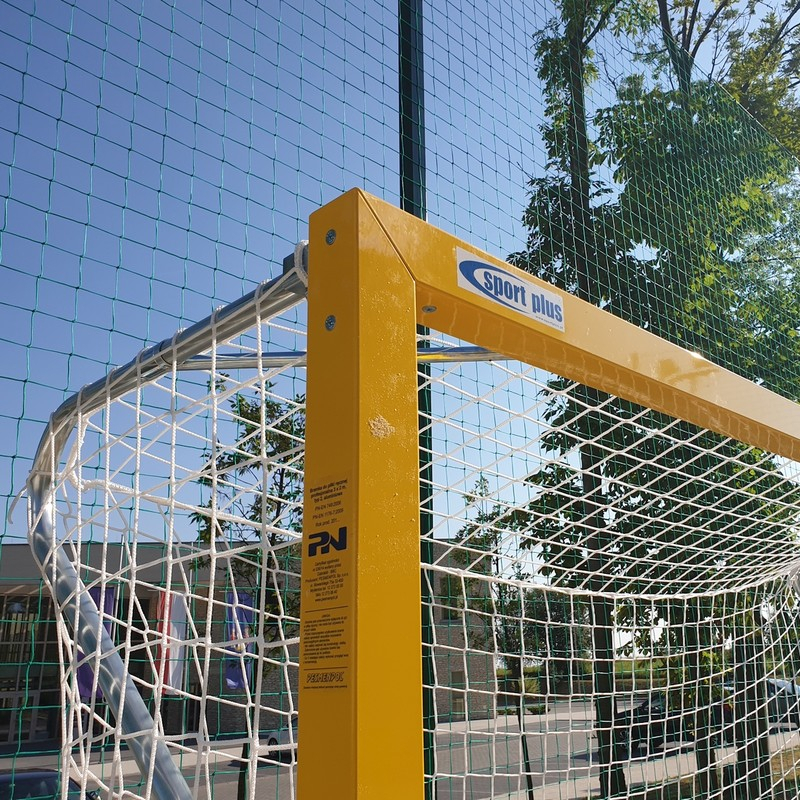 PP4 Beachhandballnetze, 3 x 2 m, Tiefe 80/80 mit Bodenrandbeschwerung