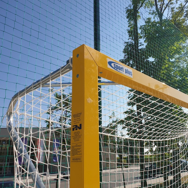 PP4 Beachhandballnetze, 3 x 2 m, Tiefe 80/80 mit Bodenrandbeschwerung
