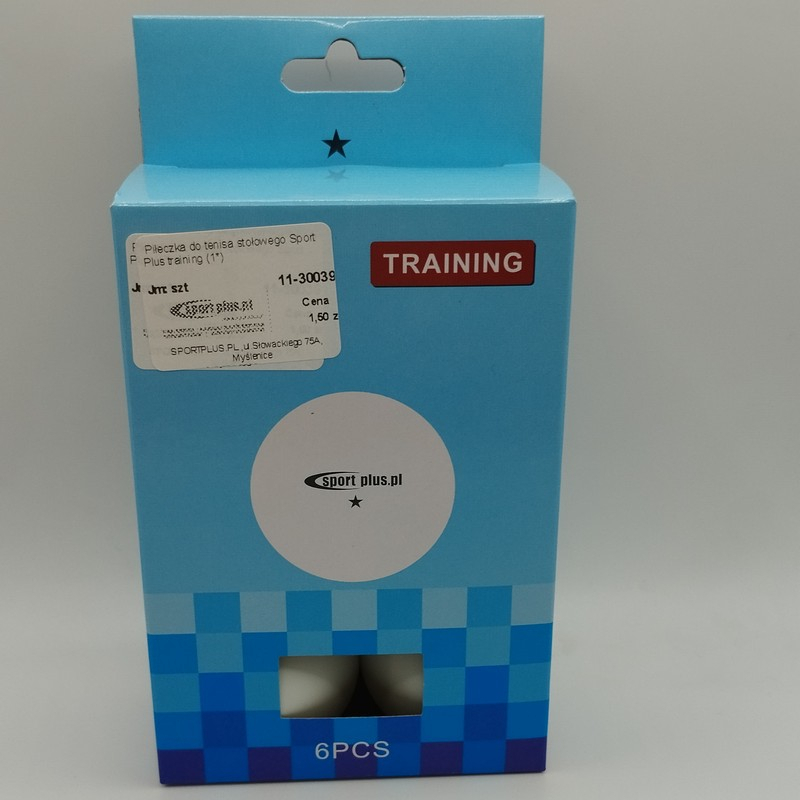 Sport Plus Trainings-Tischtennisball (1*)