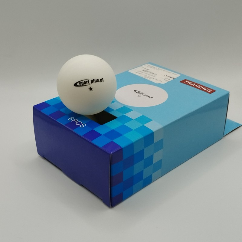 Sport Plus Trainings-Tischtennisball (1*)