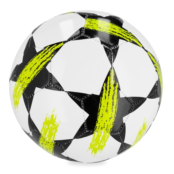 Spokey Goal soccer, size 5, white-black-yellow color