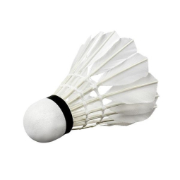 Wish Badminton-Federball S505-06, Federgewicht weiß