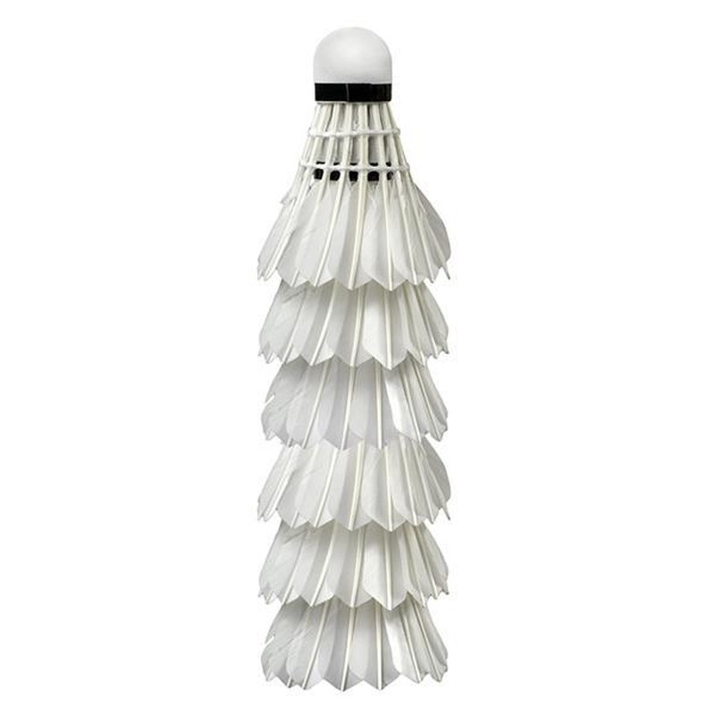 Wish Badminton-Federball S505-06, Federgewicht weiß