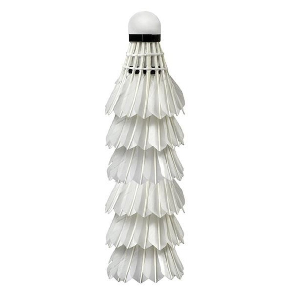 Wish Badminton-Federball S505-06, Federgewicht weiß