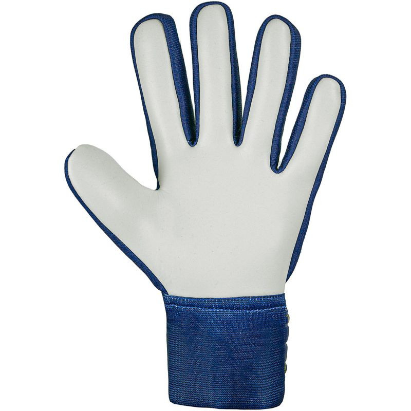 Reusch Attrakt Starter Solid Junior Torwarthandschuhe, navy blau und gelb