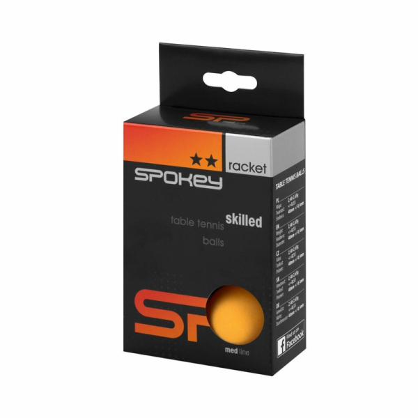 Spokey Tischtennisball Skilled 2 * orange