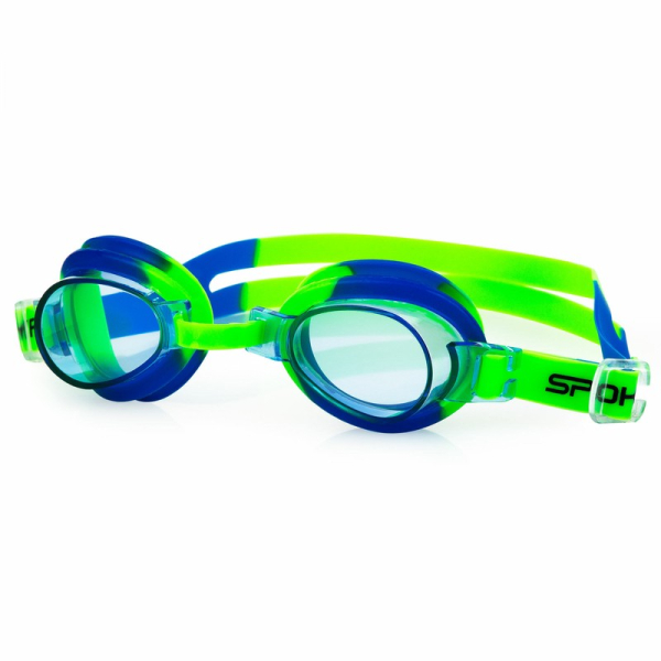 Spokey Schwimmbrille, Jellyfish, 84106, Farbe grün-blau