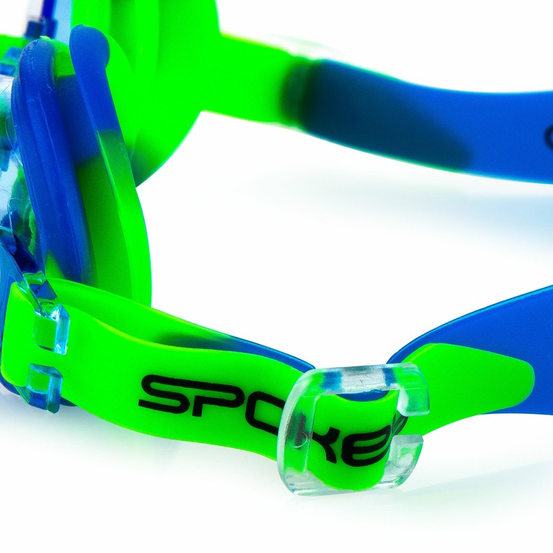 Spokey Schwimmbrille, Jellyfish, 84106, Farbe grün-blau