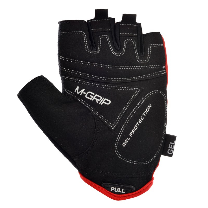 Meteor Gel GX33 red cycling gloves