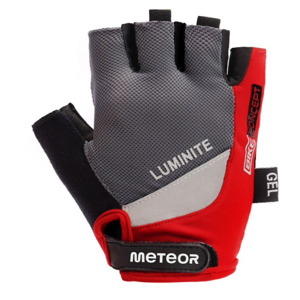 Meteor Gel GX33 Fahrradhandschuhe rot
