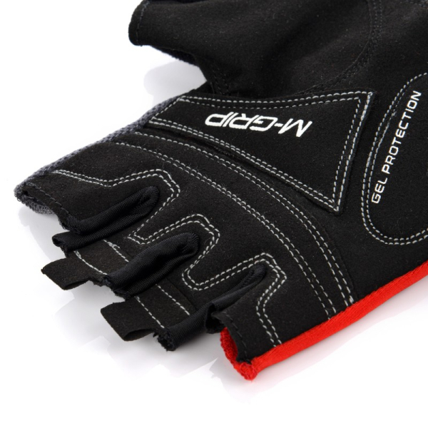 Meteor Gel GX33 red cycling gloves