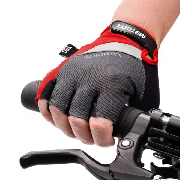 Meteor Gel GX33 red cycling gloves