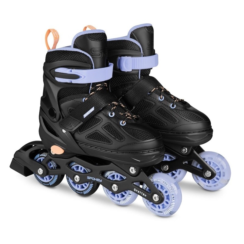 Inline brusle Spokey, 4 v 1, Quattro 943428, barva fialová