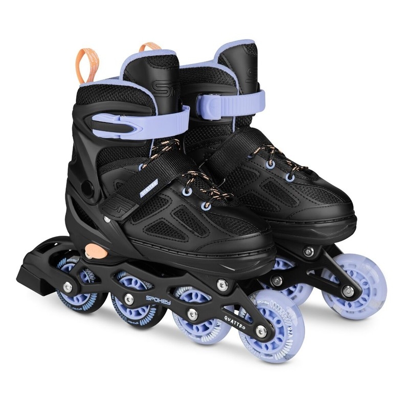 Spokey Inline-Skates, 4 in 1, Quattro 943428, Farbe lila
