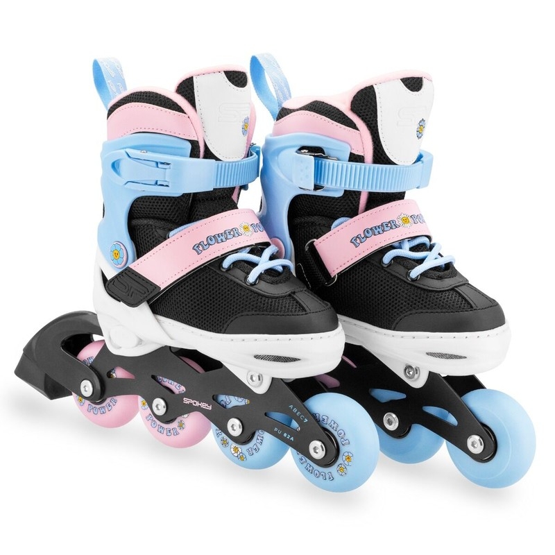 Spokey Inline-Skates, 4 in 1, Quattro 942544, Farbe rosa