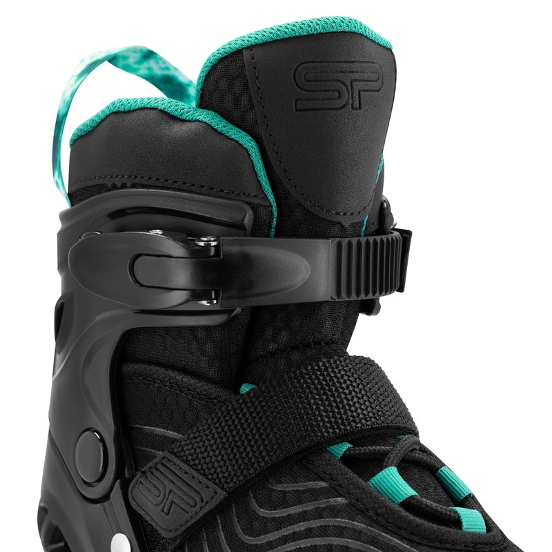 Spokey Inline-Skates, 4 in 1, Quattro 943453, Größe 35-38, Farbe türkis