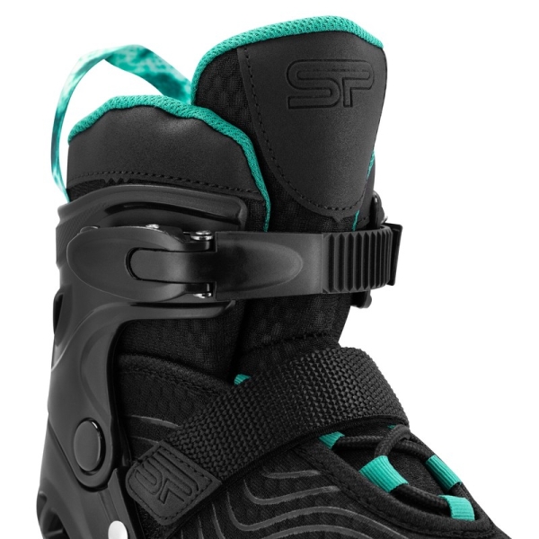 Spokey Inline-Skates, 4 in 1, Quattro 943453, Größe 35-38, Farbe türkis