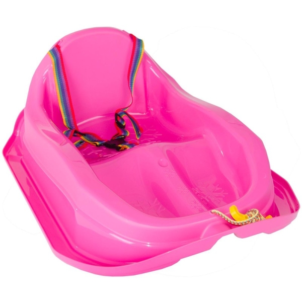 Mini-Plastikschlitten, rosa
