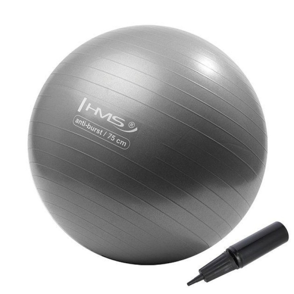 HMS gymnastic ball 75 cm, gray color