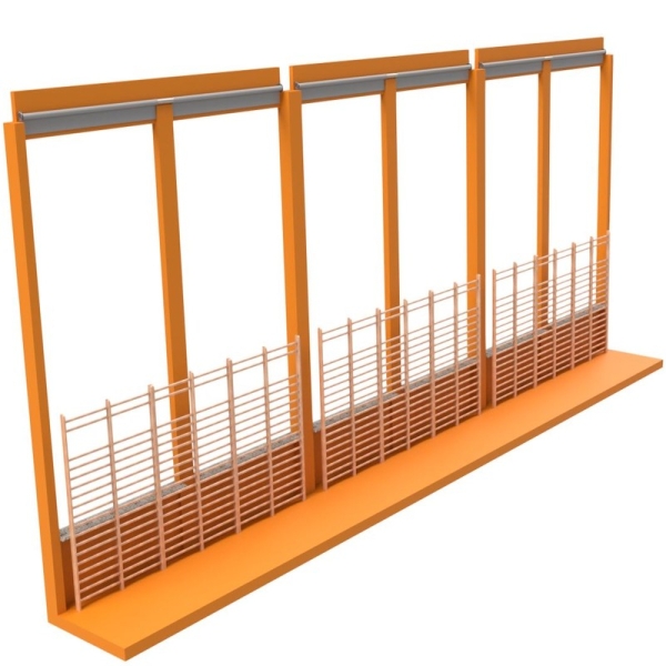 Rollladensystem für Verdunkelungsvorhänge mit elektrischem Antrieb