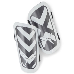 Fotbalové chrániče Puma Shinguards Ultra Light Strap, barva bílá a černá